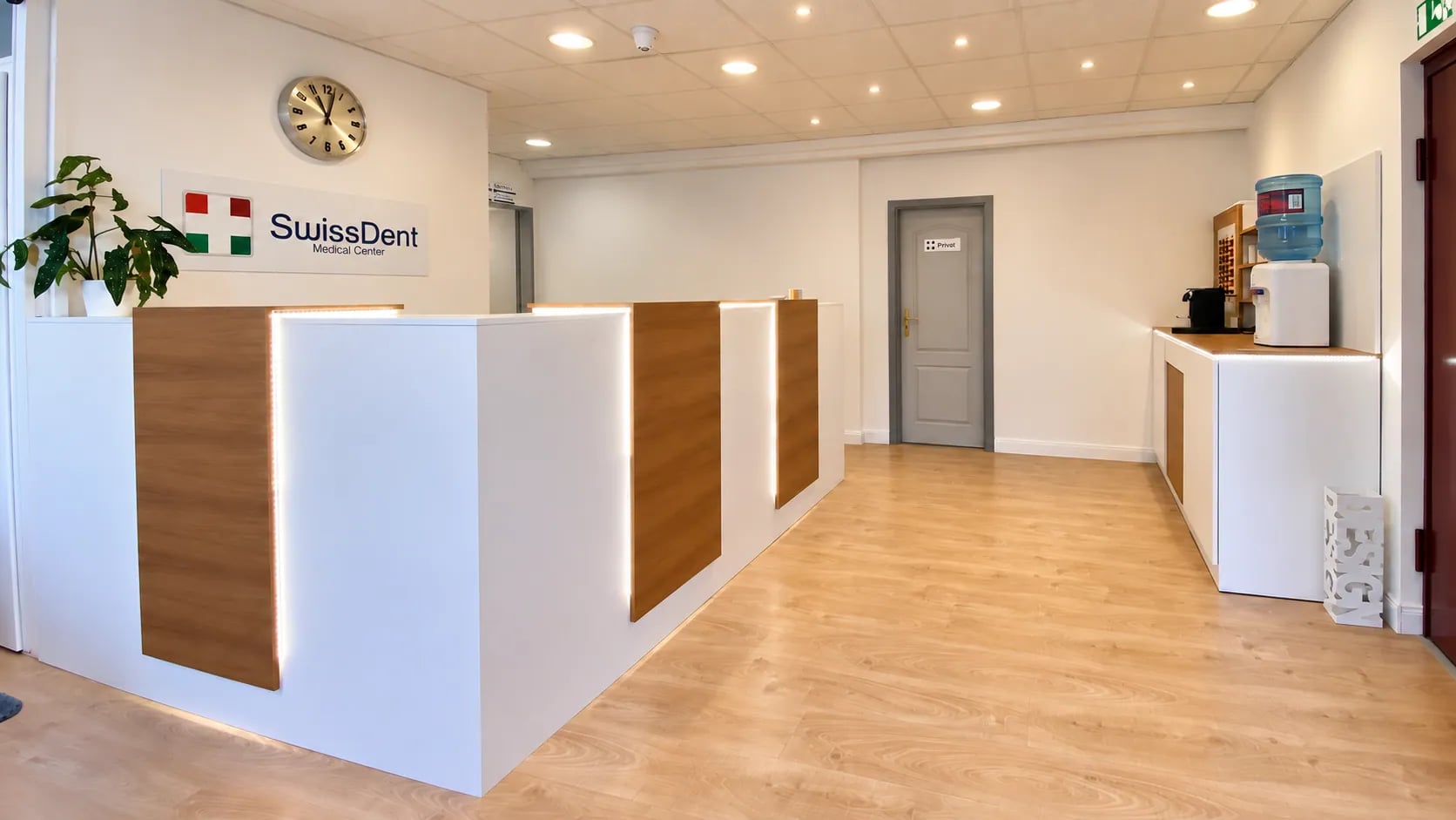 Empfang der SwissDent Praxis in Sopron