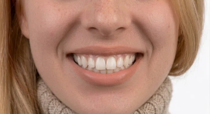 Zahnbleaching nachher – Patient 1