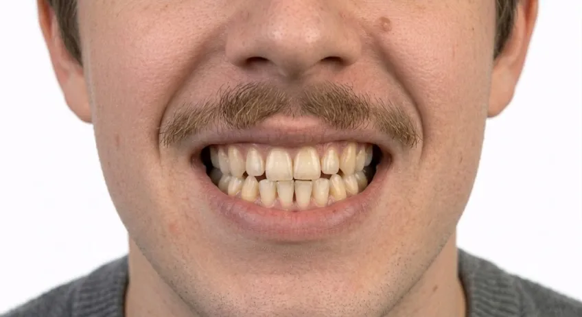 Zahnbleaching vorher – Patient 4